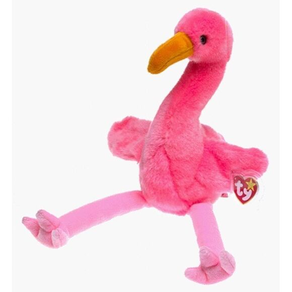 Ty PINKY the Flamingo Beanie Buddy - Picture 1 of 1